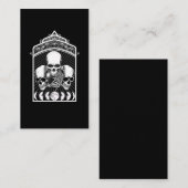 ゴシックキモースカルズムーンフェーズウィッチークレセント 名刺 (正面/裏面)