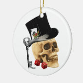 ゴシックギャンブラースカルタトゥーデザイン セラミックオーナメント (左)