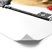 ゴシックギャンブラースカルタトゥーデザイン ポスター (角)