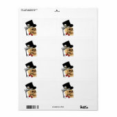 ゴシックギャンブラースカルタトゥーデザイン ラベル (フルシート)