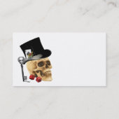 ゴシックギャンブラースカルタトゥーデザイン 名刺 (裏面)