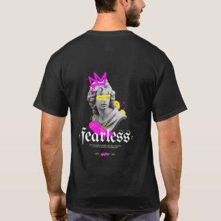 ゴシックギリシャ像 グラフィックバックプリント Tシャツ
