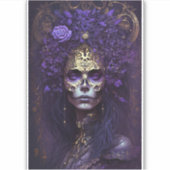 ゴシッククイーンファンタジーアートステッカー シール (正面)