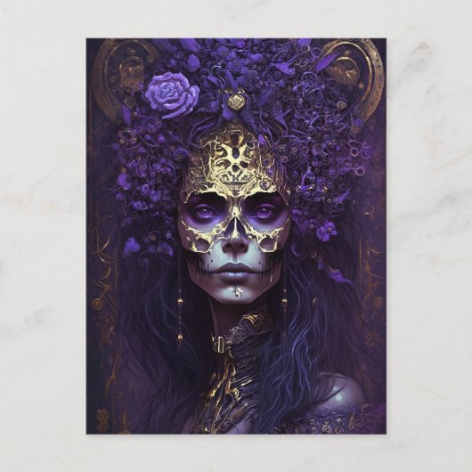 ゴシッククイーンファンタジーアートポストカード ポストカード (正面)