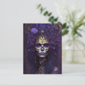 ゴシッククイーンファンタジーアートポストカード ポストカード (スタンド正面)