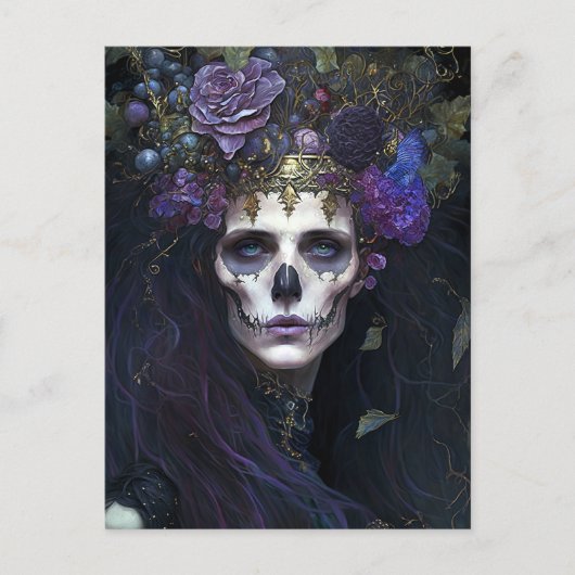 ゴシッククイーンファンタジーアート ポストカード (正面)