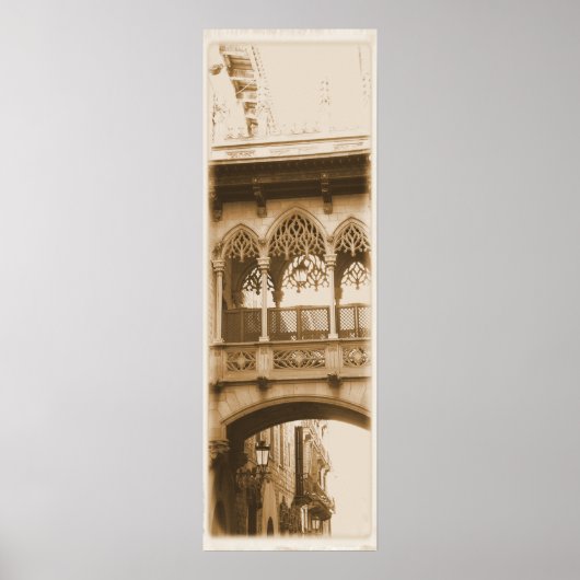 ゴシッククオーターバルセロナ ポスター (正面)