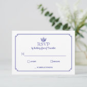 ゴシッククラウン ロイヤルブルー 中世またはファンタジー RSVP (スタンド正面)