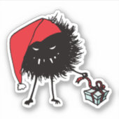 ゴシッククリスマスキャラクター悪バグ シール (正面)