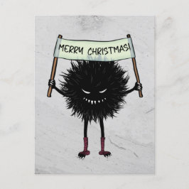 ゴシッククリスマスキャラクター悪バグ ポストカード