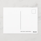 ゴシッククリスマスキャラクター悪バグ ポストカード (裏面)