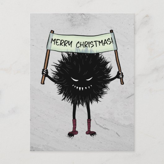 ゴシッククリスマスキャラクター悪バグ ポストカード (正面)