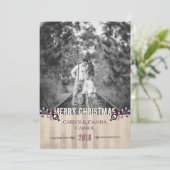 ゴシッククリスマスキャンディーケインフォトカード シーズンカード (スタンド正面)