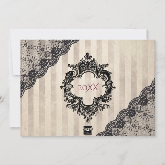 ゴシッククリスマスツリーフォトカード シーズンカード (裏面)