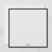 ゴシッククリスマスツリー ゴス Xmas シーズンカード (裏面)