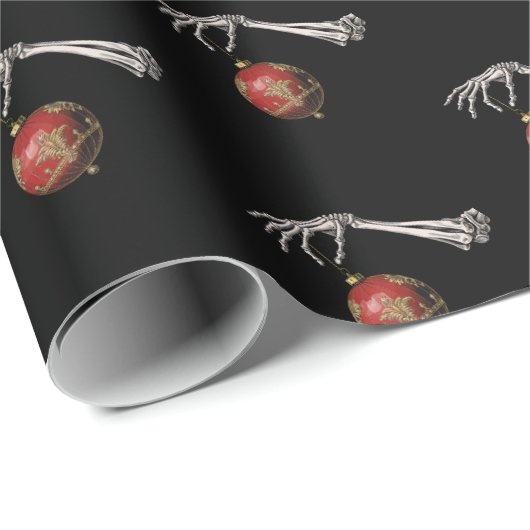 ゴシッククリスマスラッピング紙エレガントホリデー ラッピングペーパー (ロールコーナー)