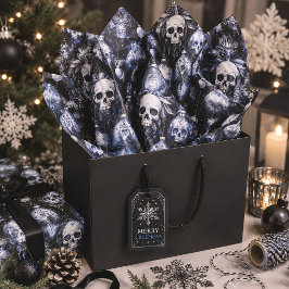 ゴシッククリスマス スカル スプーキー クリープマス 薄葉紙