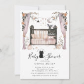 ゴシッククリブベビーシャワー招待状 招待状 (正面)