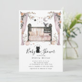 ゴシッククリブベビーシャワー招待状 招待状 (スタンド正面)