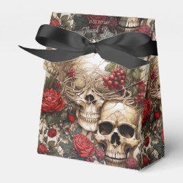 ゴシッククリームとレッドスカルバラバイクもしくは自転車に乗る人結婚ズ フェイバーボックス