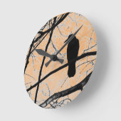 ゴシッククロウの壁時計 ラウンド壁時計 (傾斜)