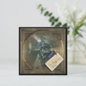 ゴシッククロウハローウィンパーティ招待状 招待状 (スタンド正面)