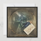 ゴシッククロウハローウィンパーティ招待状 招待状 (正面)