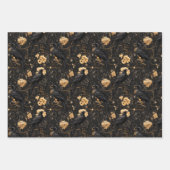 ゴシッククロウレイブンフローラ ラッピングペーパーシート (正面3)