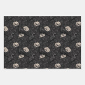 ゴシッククロウレイブンフローラ ラッピングペーパーシート (正面2)