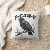 ゴシッククロウ ユーモア F-Caw-F 笑える必需品 クッション (ブランケット)