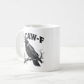 ゴシッククロウ ユーモア F-Caw-F 笑える必需品 コーヒーマグカップ (正面左)