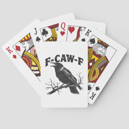 ゴシッククロウ ユーモア F-Caw-F 笑える必需品 トランプ (裏面)