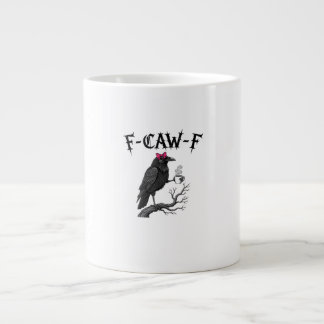 ゴシッククロウ F-Caw-F 鳥 おもしろ ハロウィン ジャンボコーヒーマグカップ