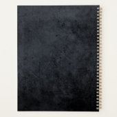 ゴシックグラムスカルパーソナライズされた2022 プランナー手帳 (裏面)