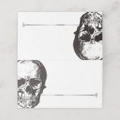 ゴシックグラムスカル |座席表 |フードカード |白 プレイスカード (外部開封)