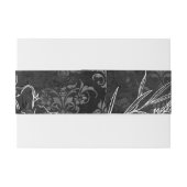 ゴシックグラムワイルドフラワーベリーバンド 招待状ベリーバンド (裏面例)