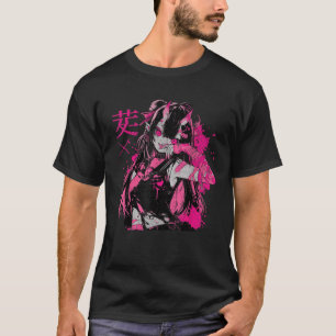 ゴシックグランジデーモンアニメガールワイフホラーアルトエスト Tシャツ