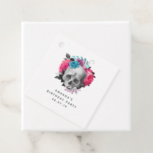 ゴシックグランジフローラスカル フェイバータグ (インサイチュ)