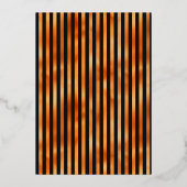 ゴシックグランジフローラ結婚箔招待状 箔招待状 (裏面)