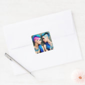 ゴシックグランジレズビアンラブ | Coule AI Art スクエアシール (封筒)