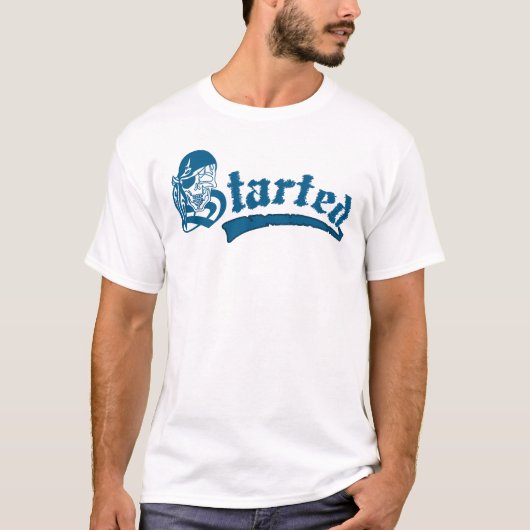 ゴシックグランジ開始スカルヴィンテージ Tシャツ (正面)