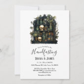 ゴシックグリーン調剤薬局錬金術ハンドファスティング 招待状 (正面)