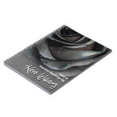 ゴシックグレーバラダークフローラサイキックウィッチタロット ノートブック (左側)