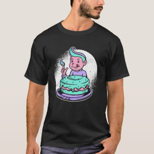 ゴシックケーキパステルゴシック美学ゴシックEmo Clothes Tシャツ