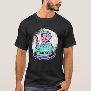 ゴシックケーキパステルゴシック美学ゴシックEmo Clothes Tシャツ