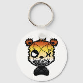 ゴシックゲイベアプライドフラッグカラーベア キーホルダー (正面)