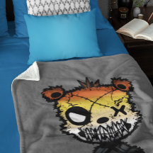 ゴシックゲイベアプライドフラッグカラーベア