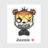 ゴシックゲイベアプライドフラッグカラーベア シール (シート)