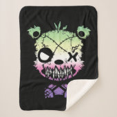 ゴシックゲンダーフェプライド旗色クマ シェルパブランケット (正面)