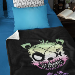 ゴシックゲンダーフェプライド旗色クマ シェルパブランケット